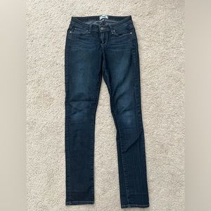 PAIGE DENIM Dark Wash Skyline Skinny Jeans sz 26